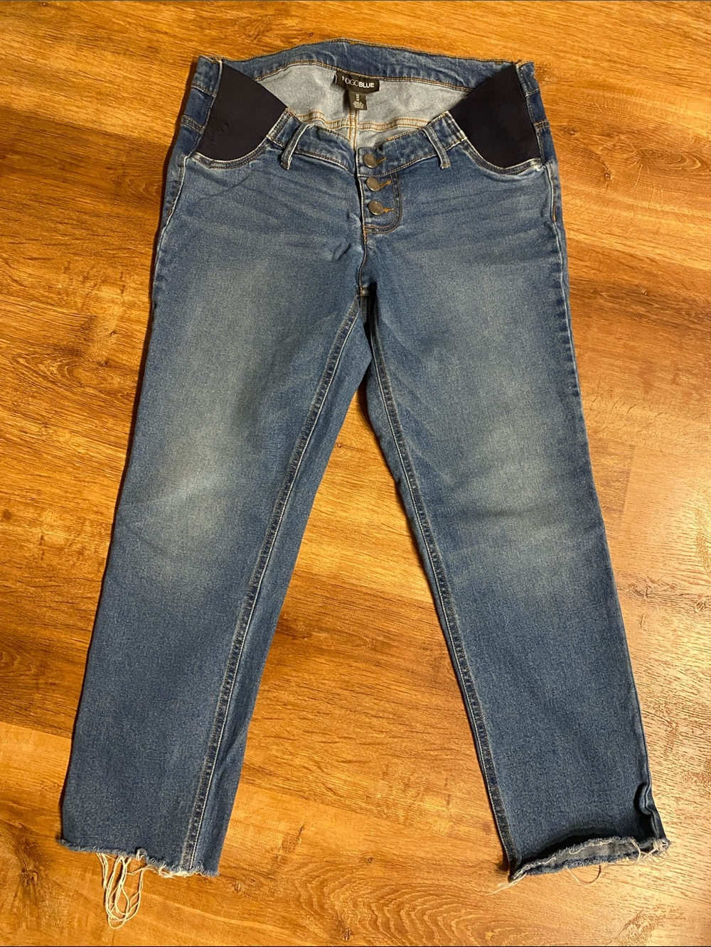 Indigo Blue Denim Maternity Jeans
